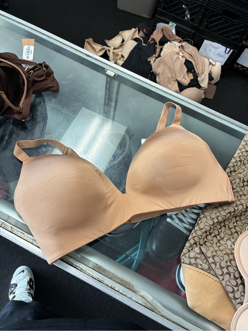 Women’s Skims Wireless Form T-Shirt Bra Ochre New SZ 38DDD NWT